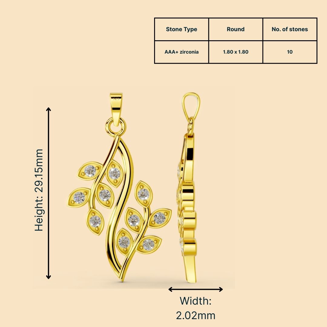 Grove Pendant (Without chain)