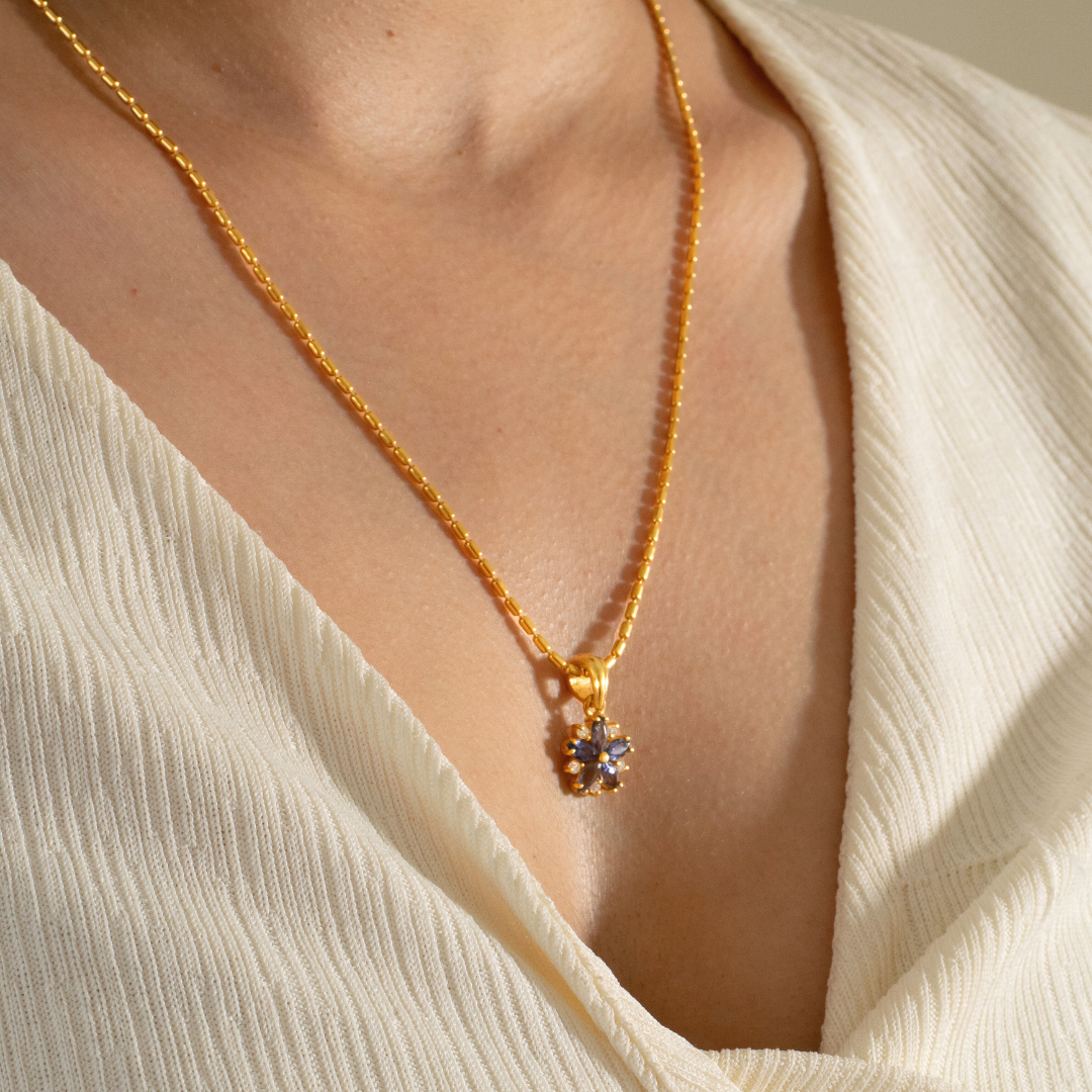 Allure Pendant Blue (without chain)