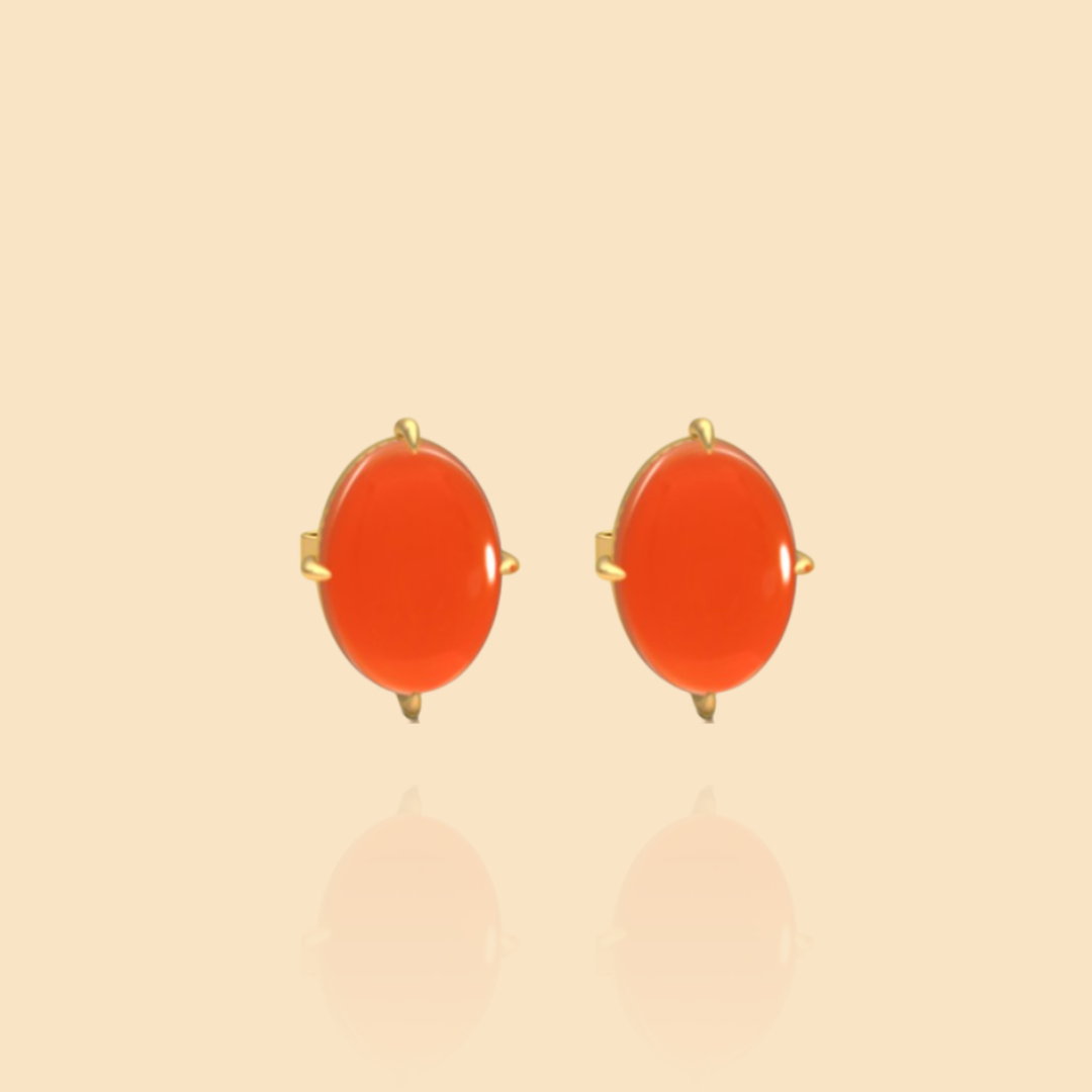 Courage Studs Coral