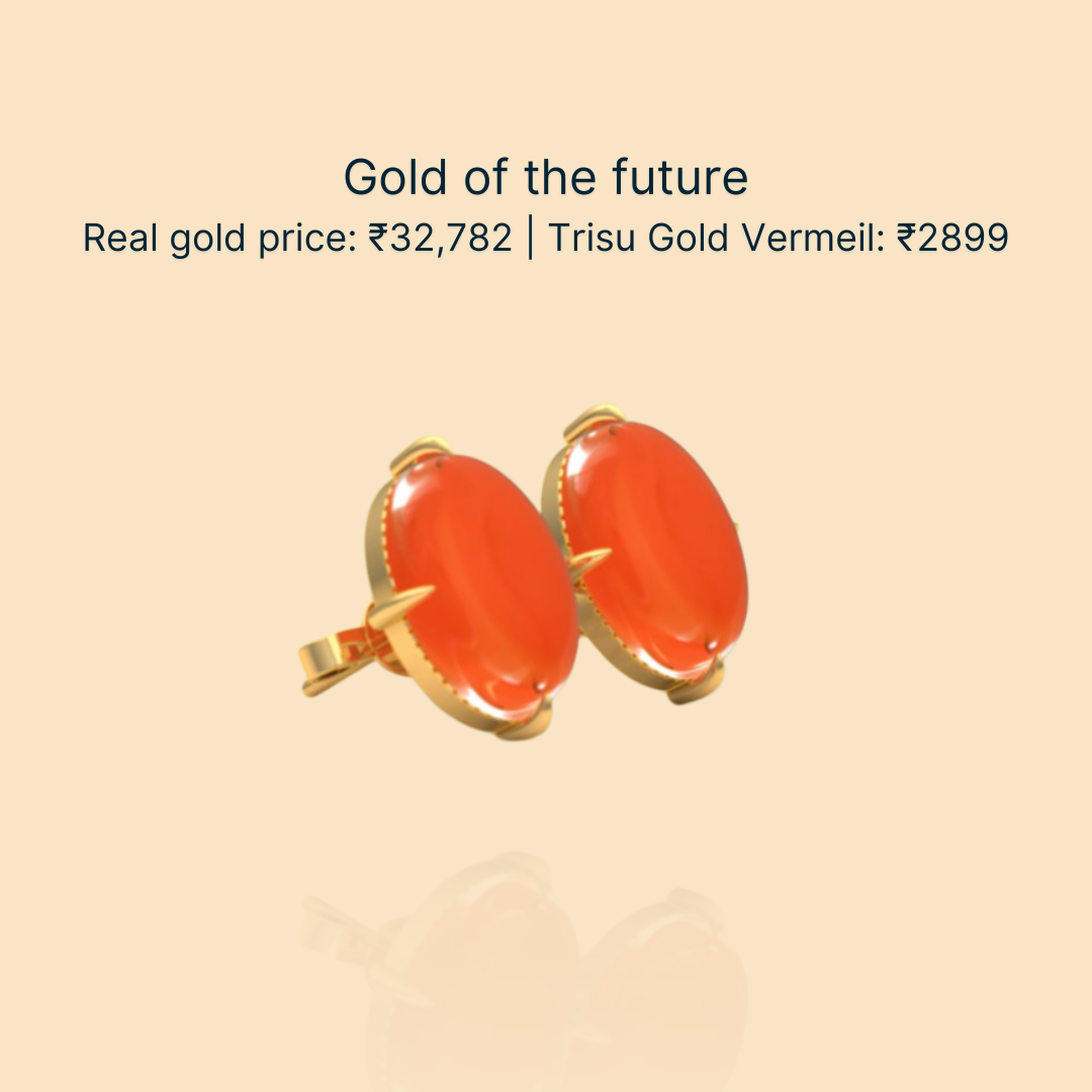 Courage Studs Coral