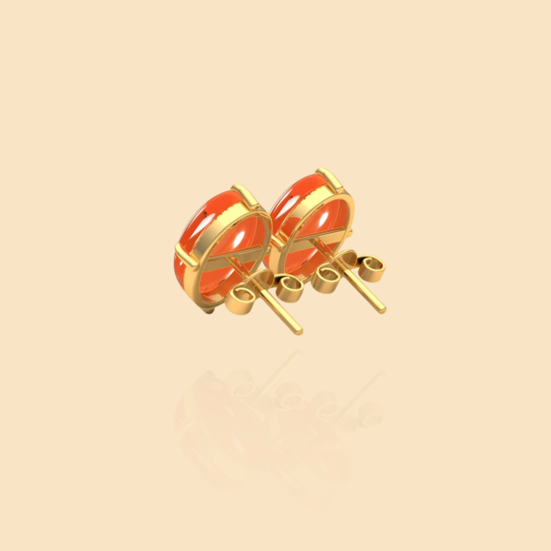 Courage Studs Coral