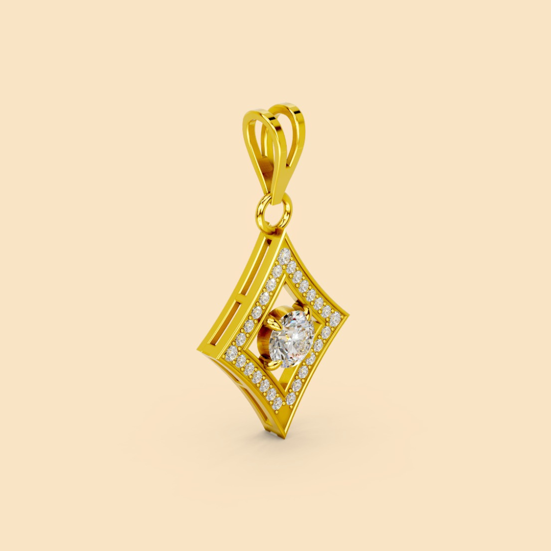 Rhombus Pendant (without chain)
