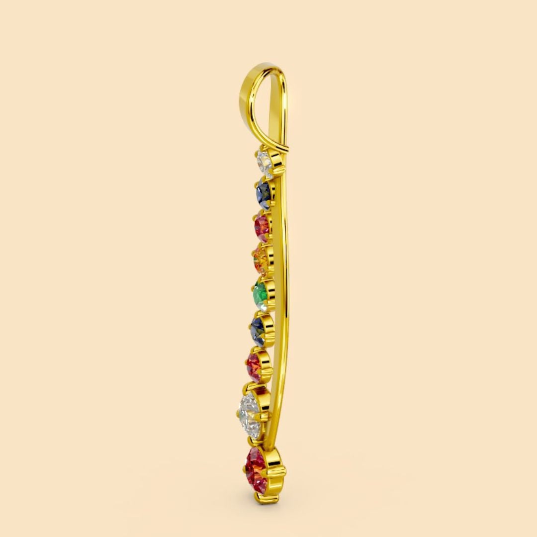 Curvet Pendant (Without Chain)