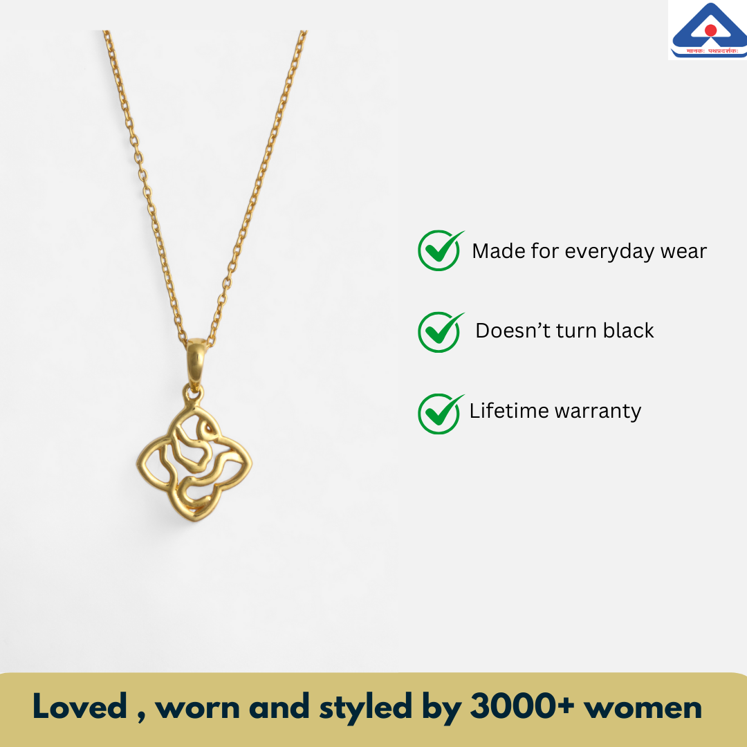 18k Gold Vermeil Sterling Silver