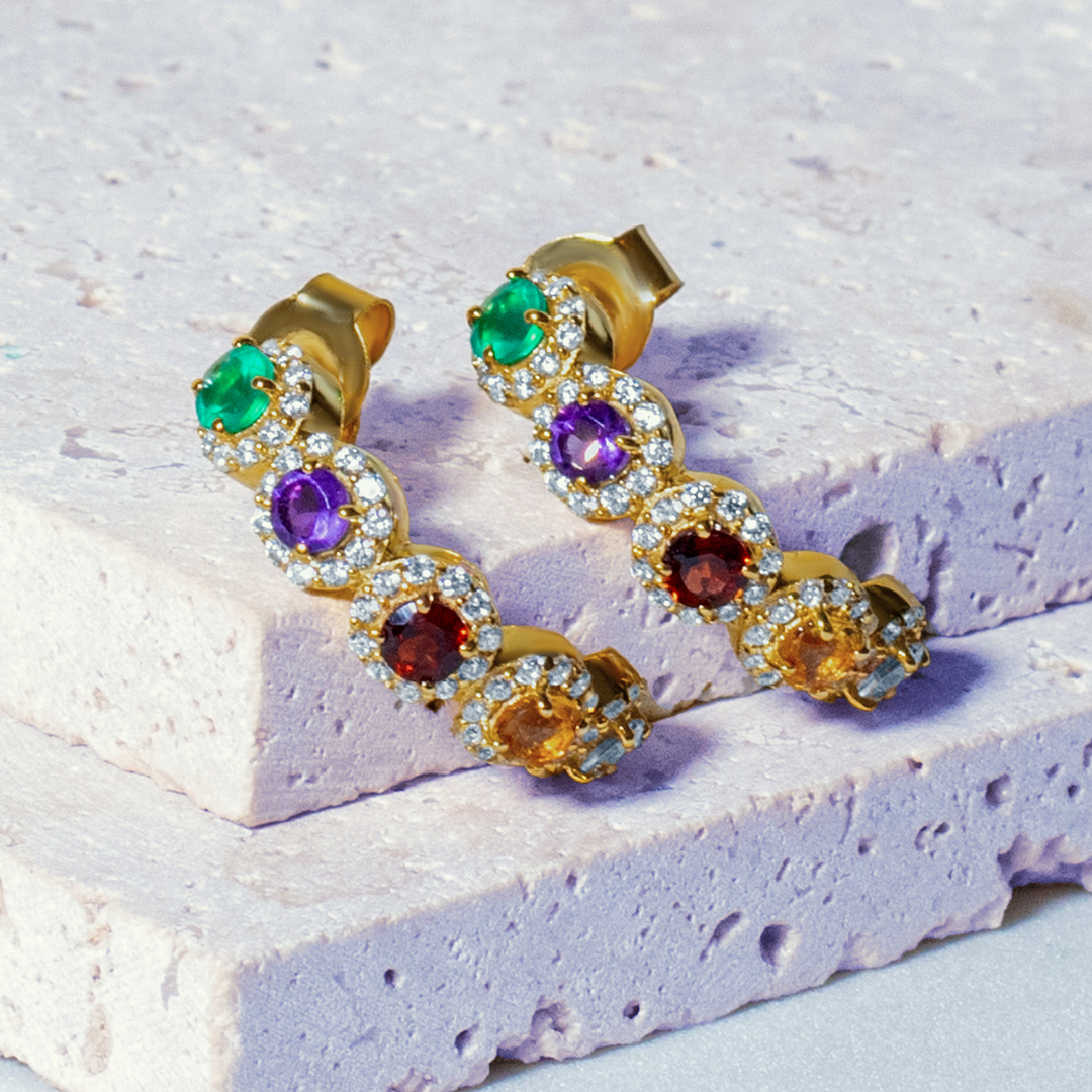 Divinity Panchratna Earrings