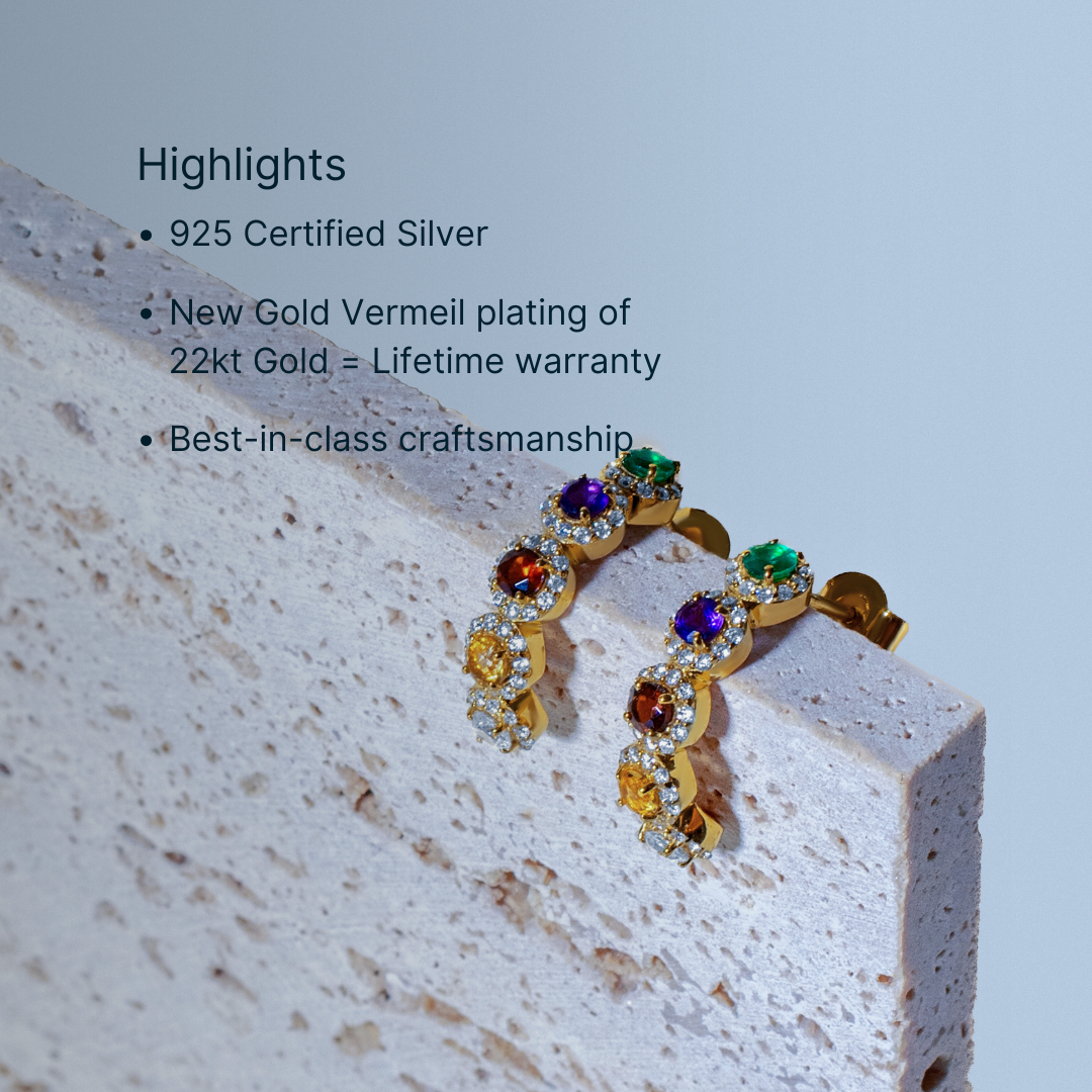 Divinity Panchratna Earrings