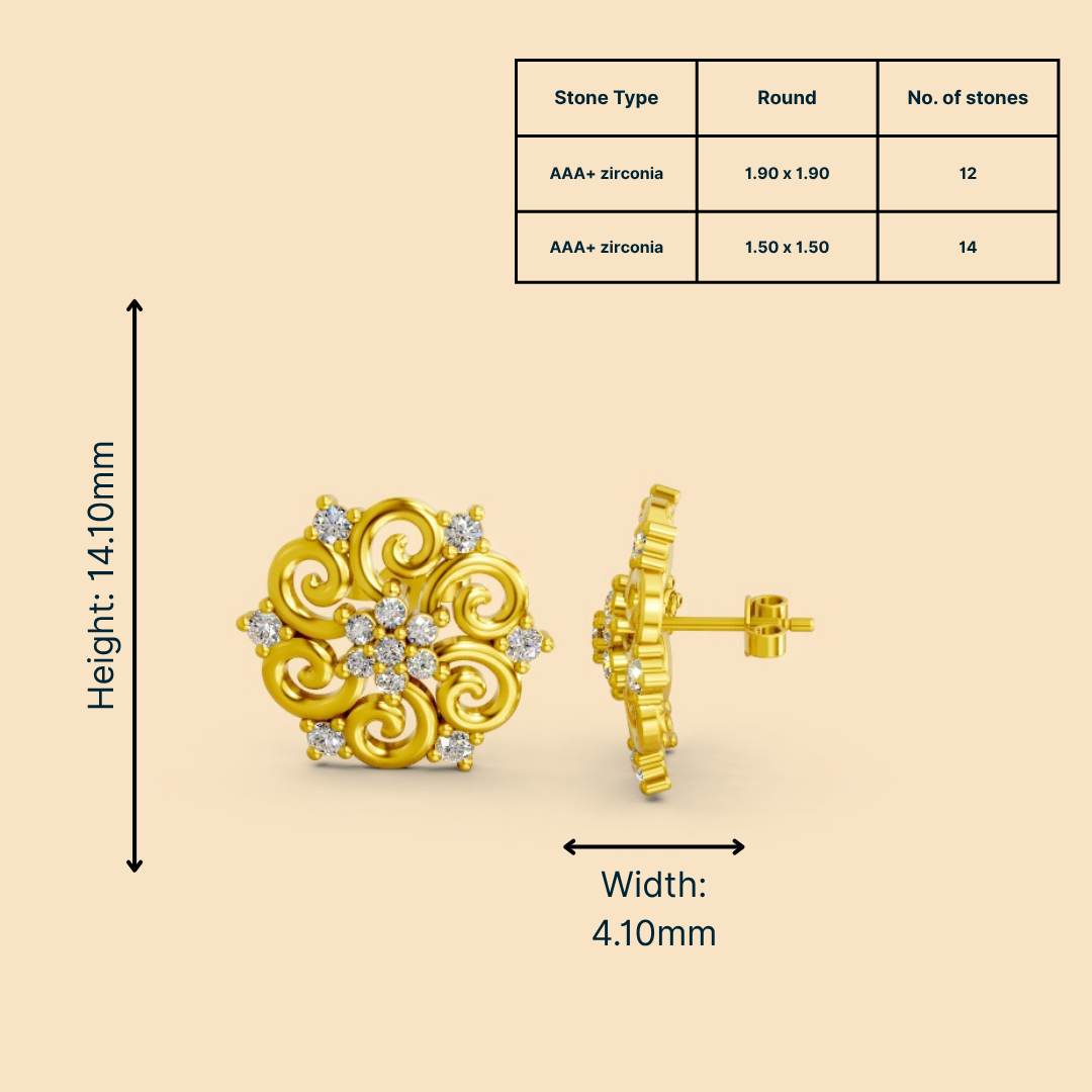 Celestial Garden Studs
