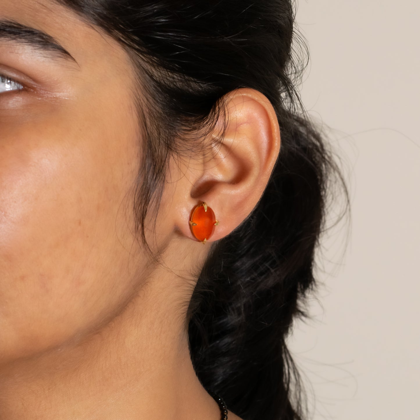 Courage Studs Coral