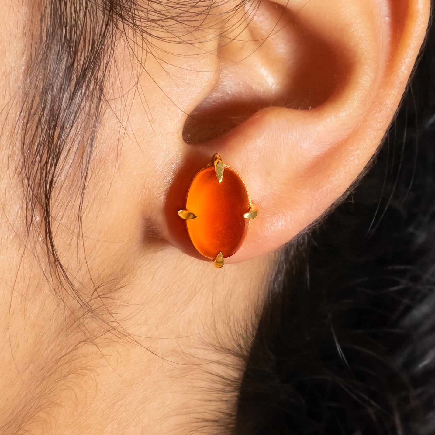 Courage Studs Coral