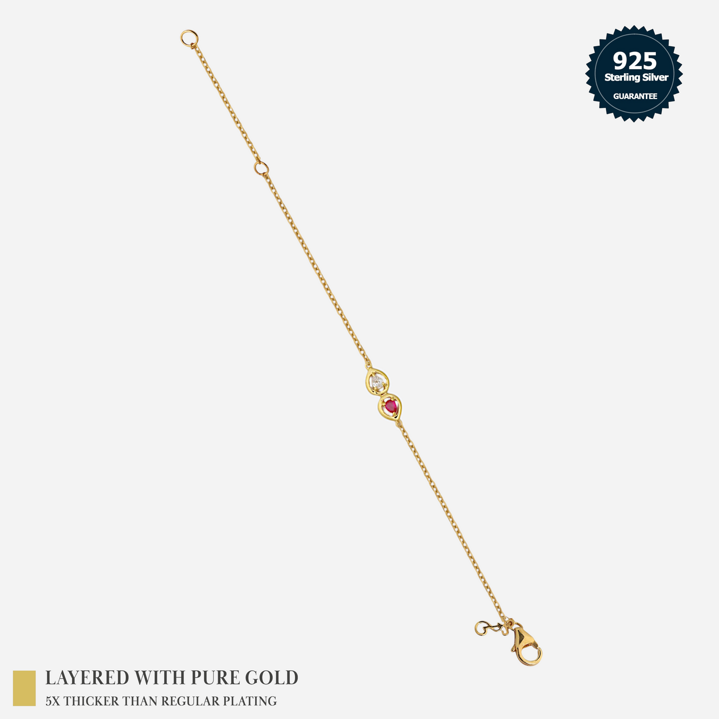 18k Gold Vermeil Sterling Silver