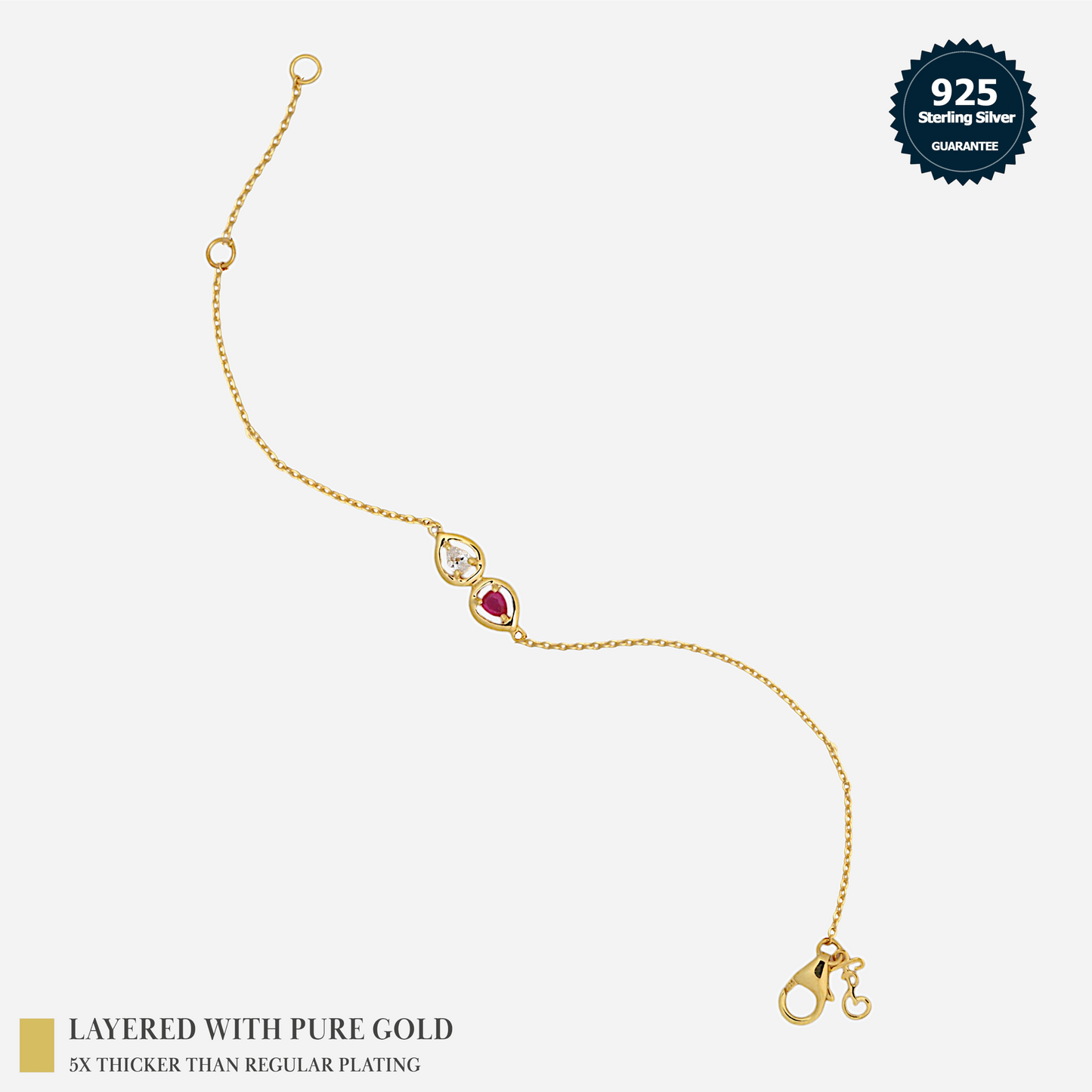 18k Gold Vermeil Sterling Silver