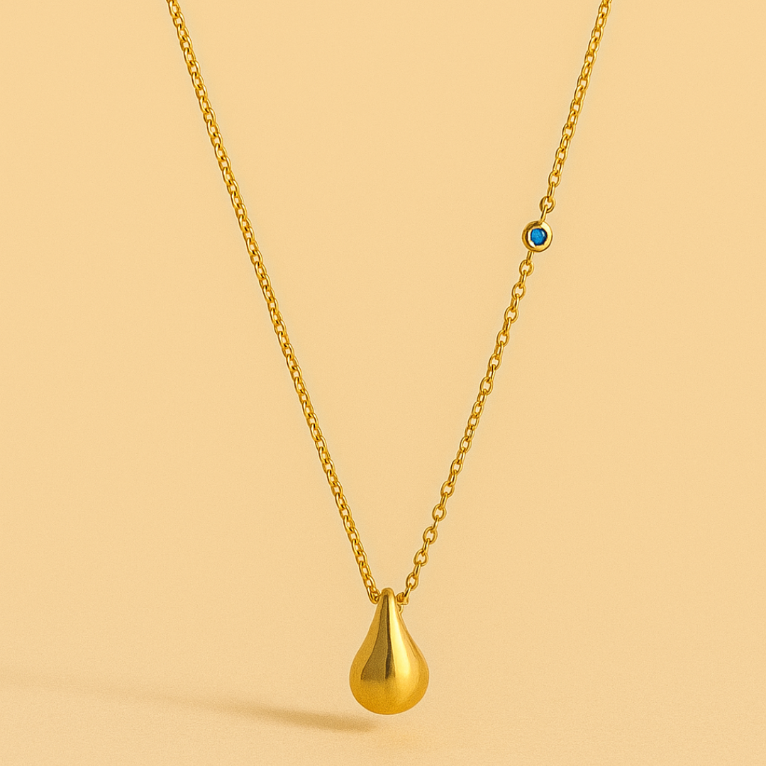 Patience Rain Drop Necklace