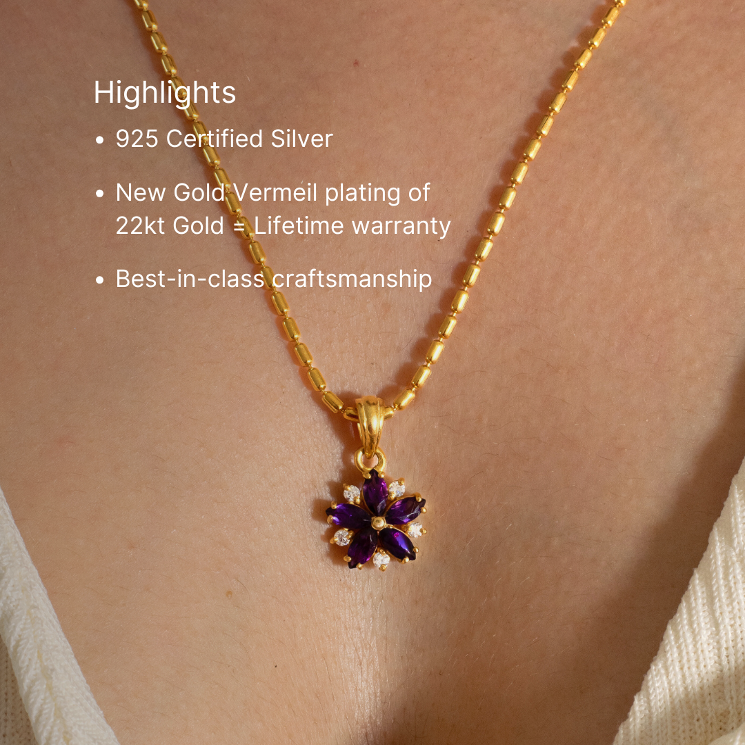 Allure Pendant Purple (without chain)