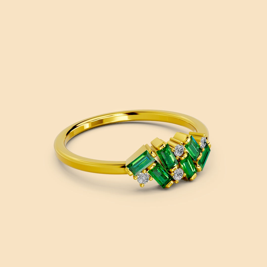 Green Mirage Ring