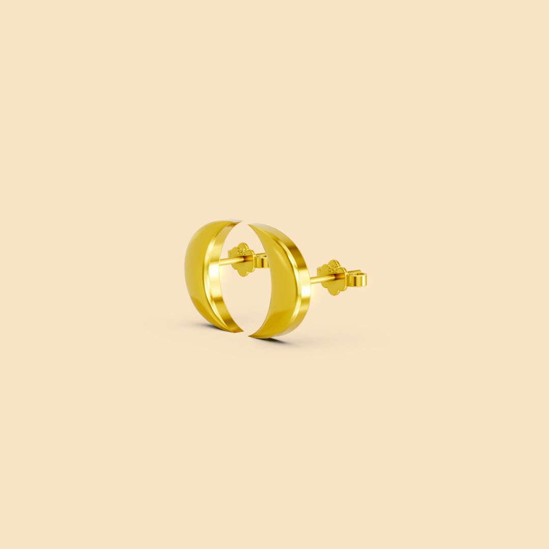 Crescent Studs for Women and Kids