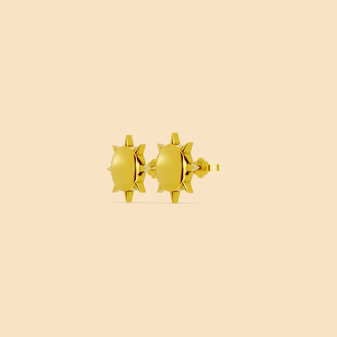 Sunburst Studs for Kids and Women