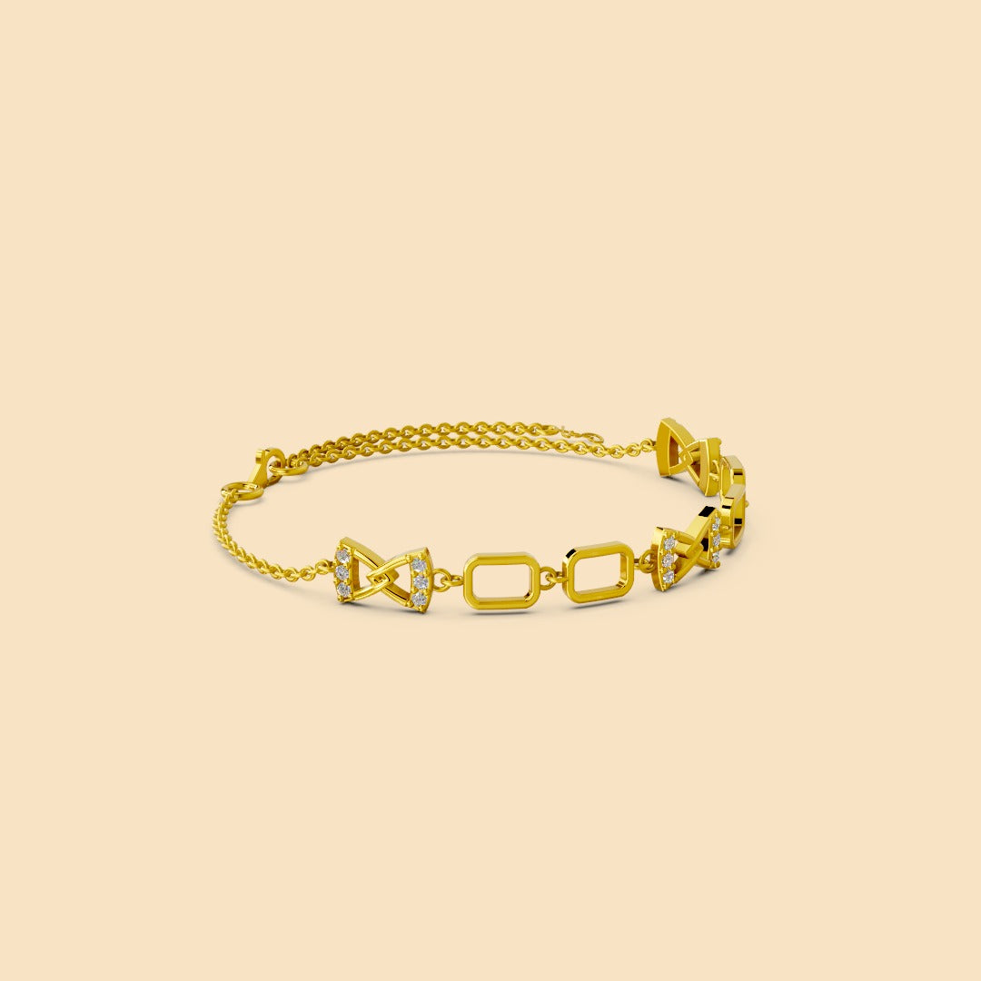 Balance Hour Glass Bracelet