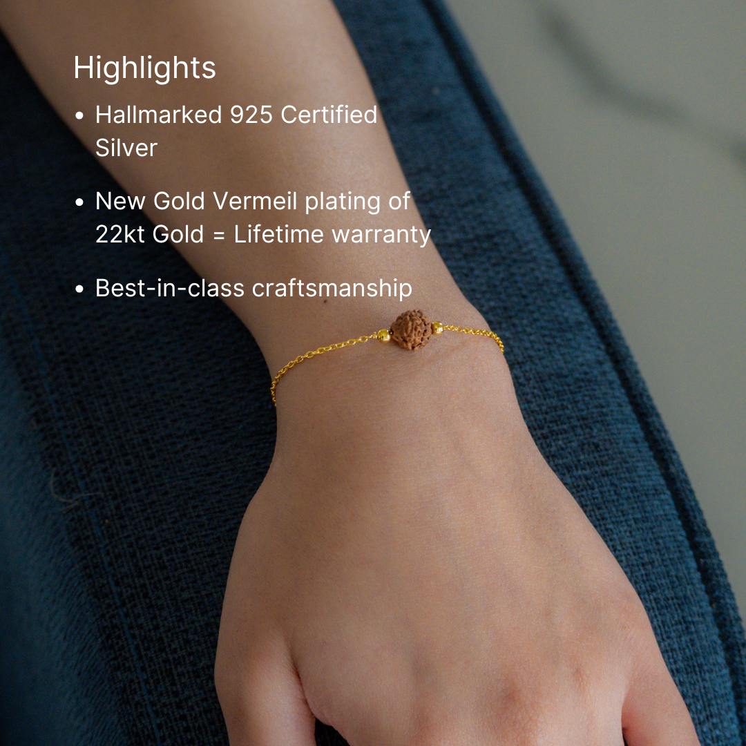 Signature Rudraksha Bracelet For Men and Women