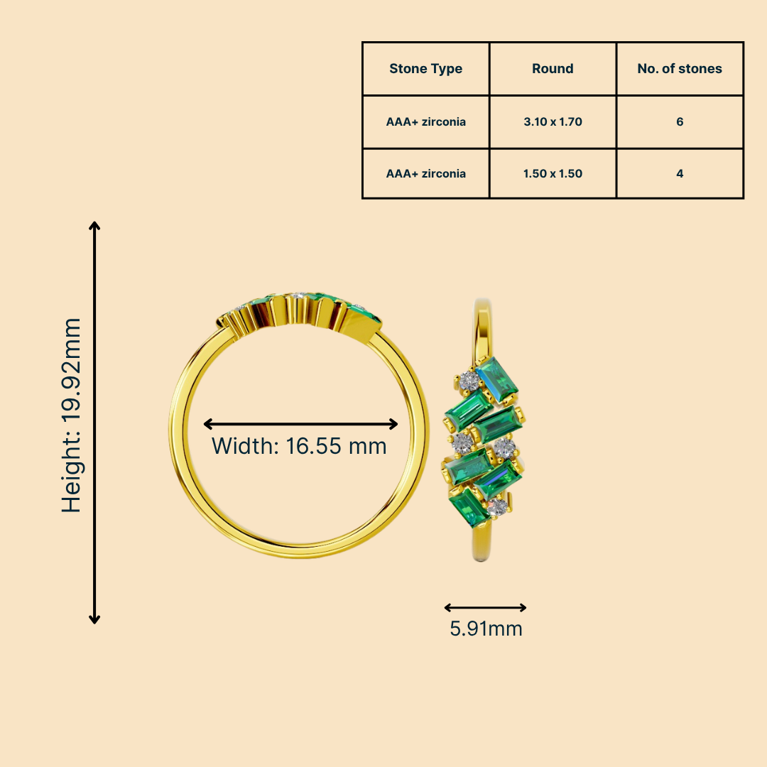 Green Mirage Ring