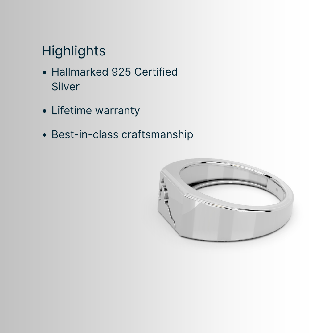 Riven Ring Silver