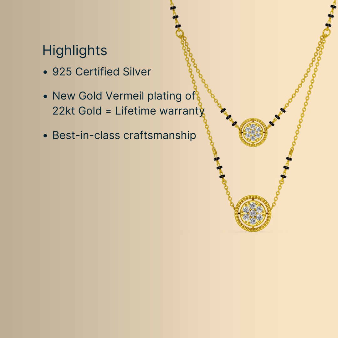 Orvian Double Layered Mangalsutra