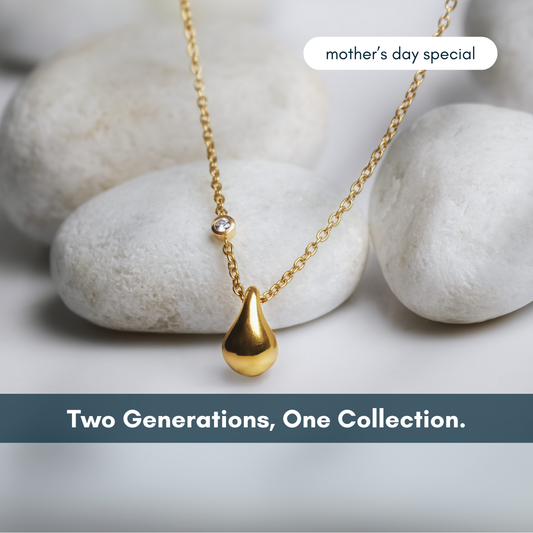Patience Rain Drop Necklace