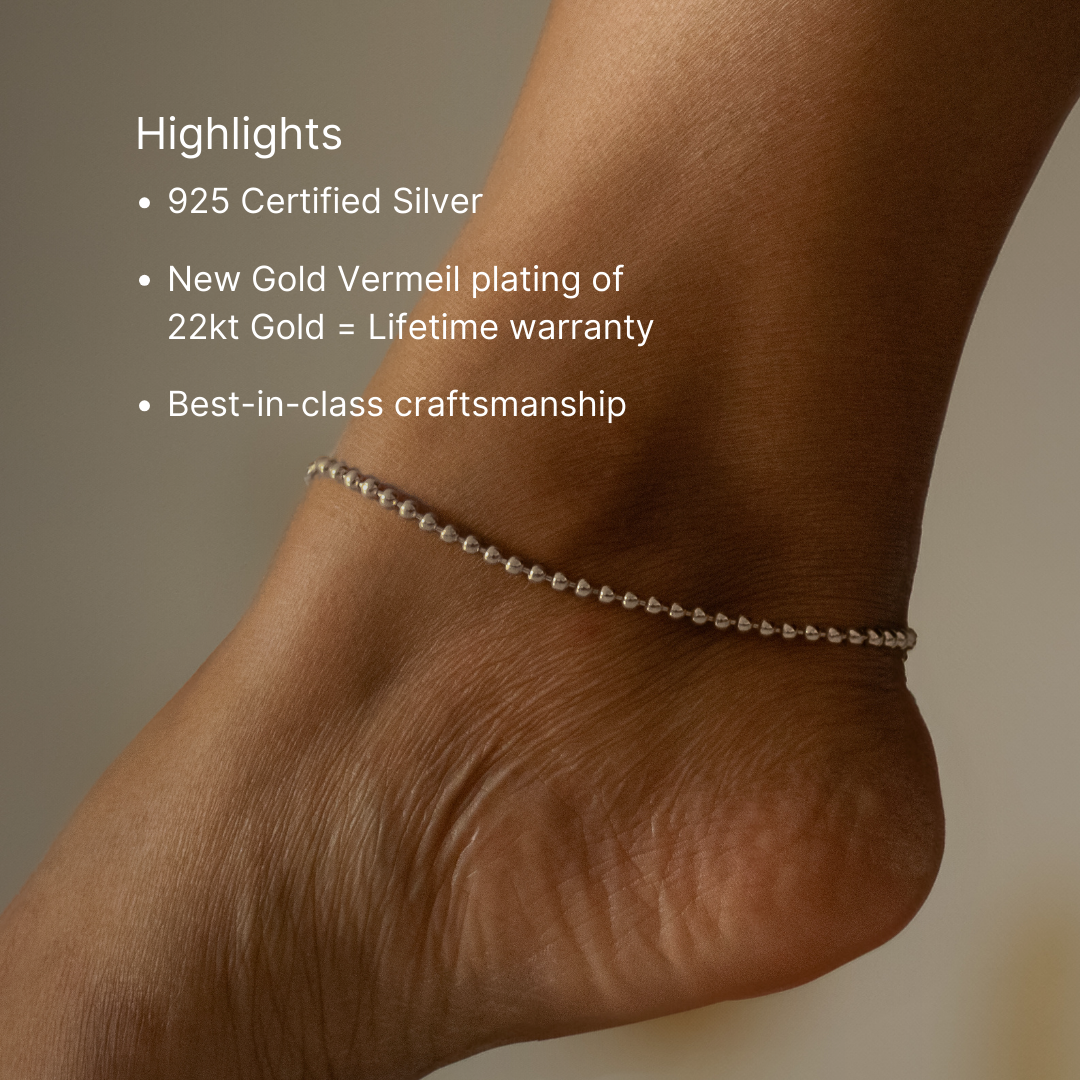 Solarity Anklet Silver