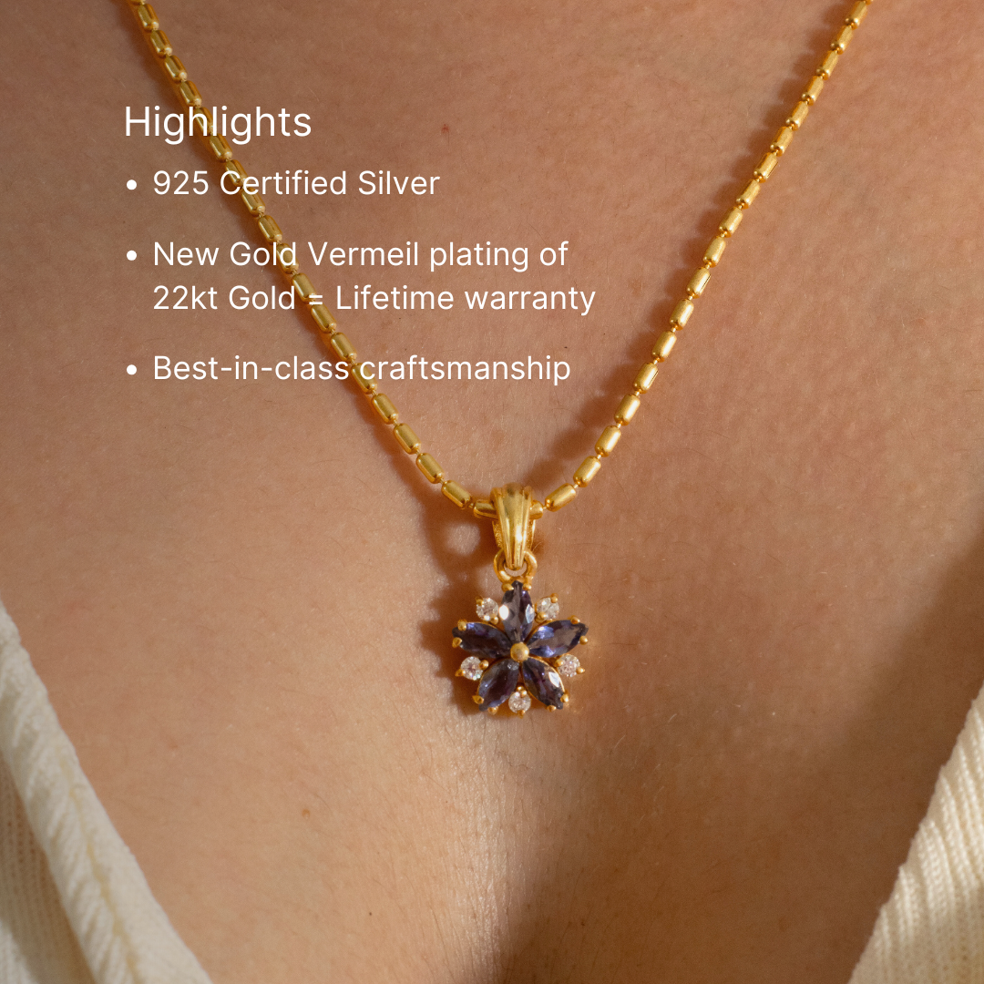 Allure Pendant Blue (without chain)