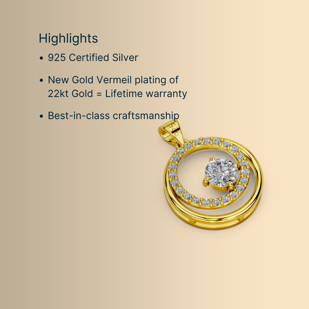 Solara Pendant (Without Chain)