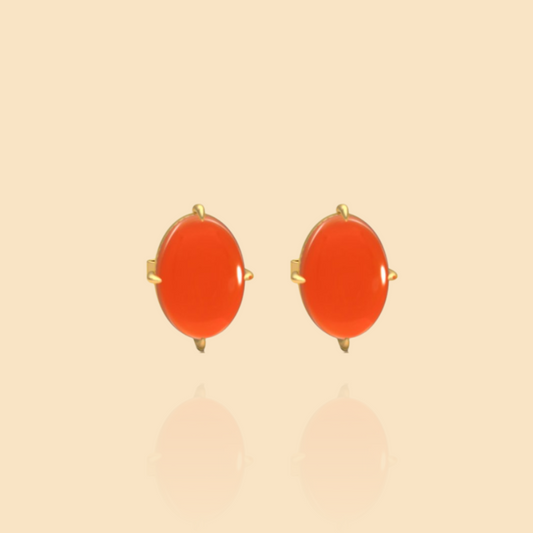 Courage Studs Coral