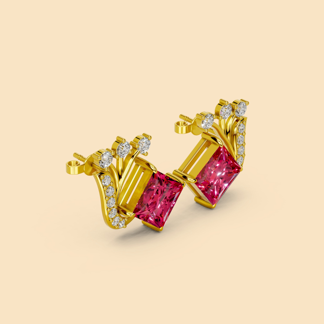 Crimson Earrings