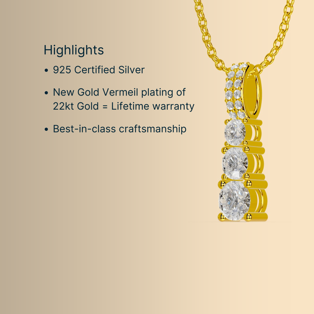 Eterna Duo pendant (without chain)
