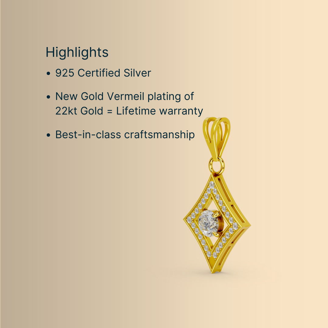 Rhombus Pendant (without chain)