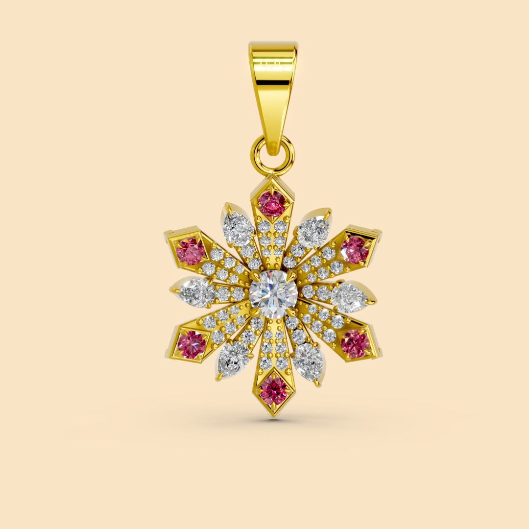 Florica Pendant (Without Chain)
