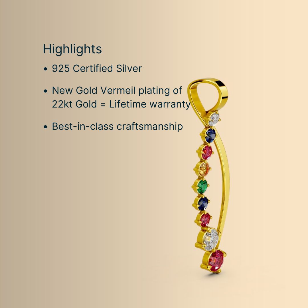 Curvet Pendant (Without Chain)