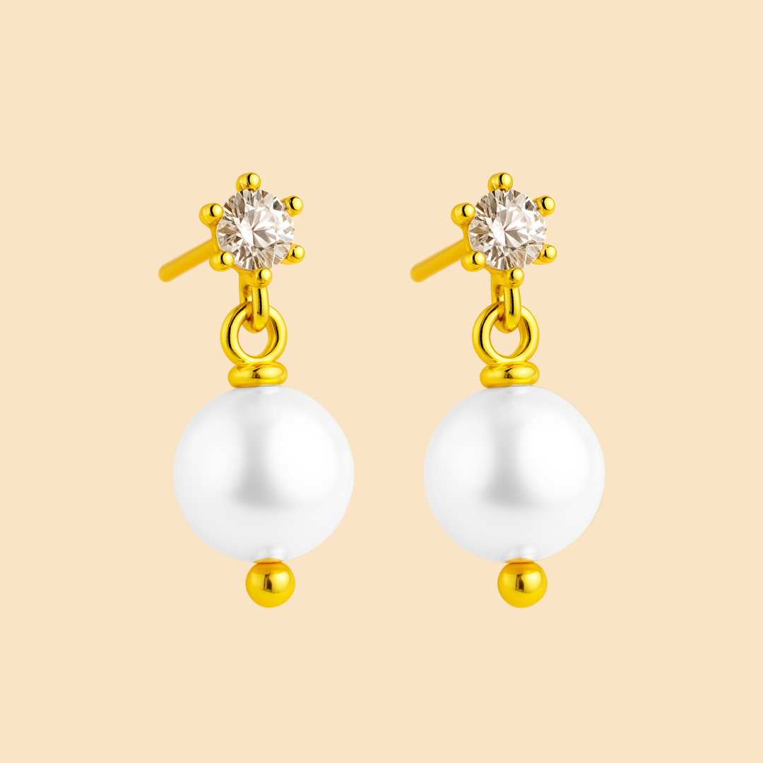 Snowdrop Earrings for Kids and Teens