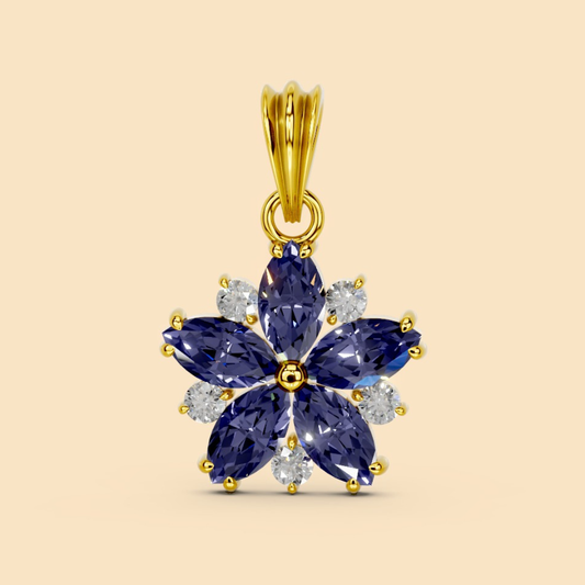 Allure Pendant Blue (without chain)