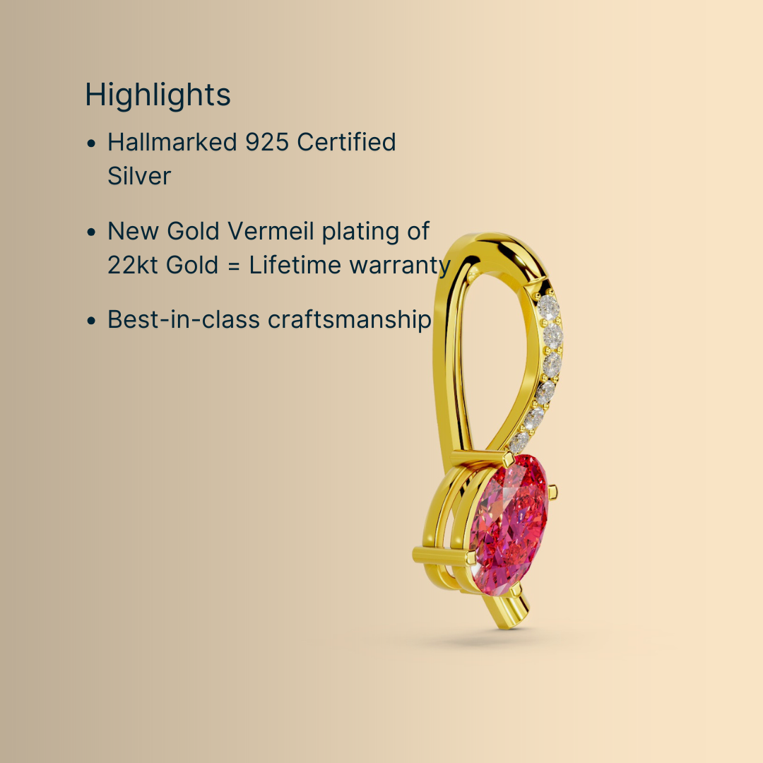 Aflame Pendant (Without Chain)