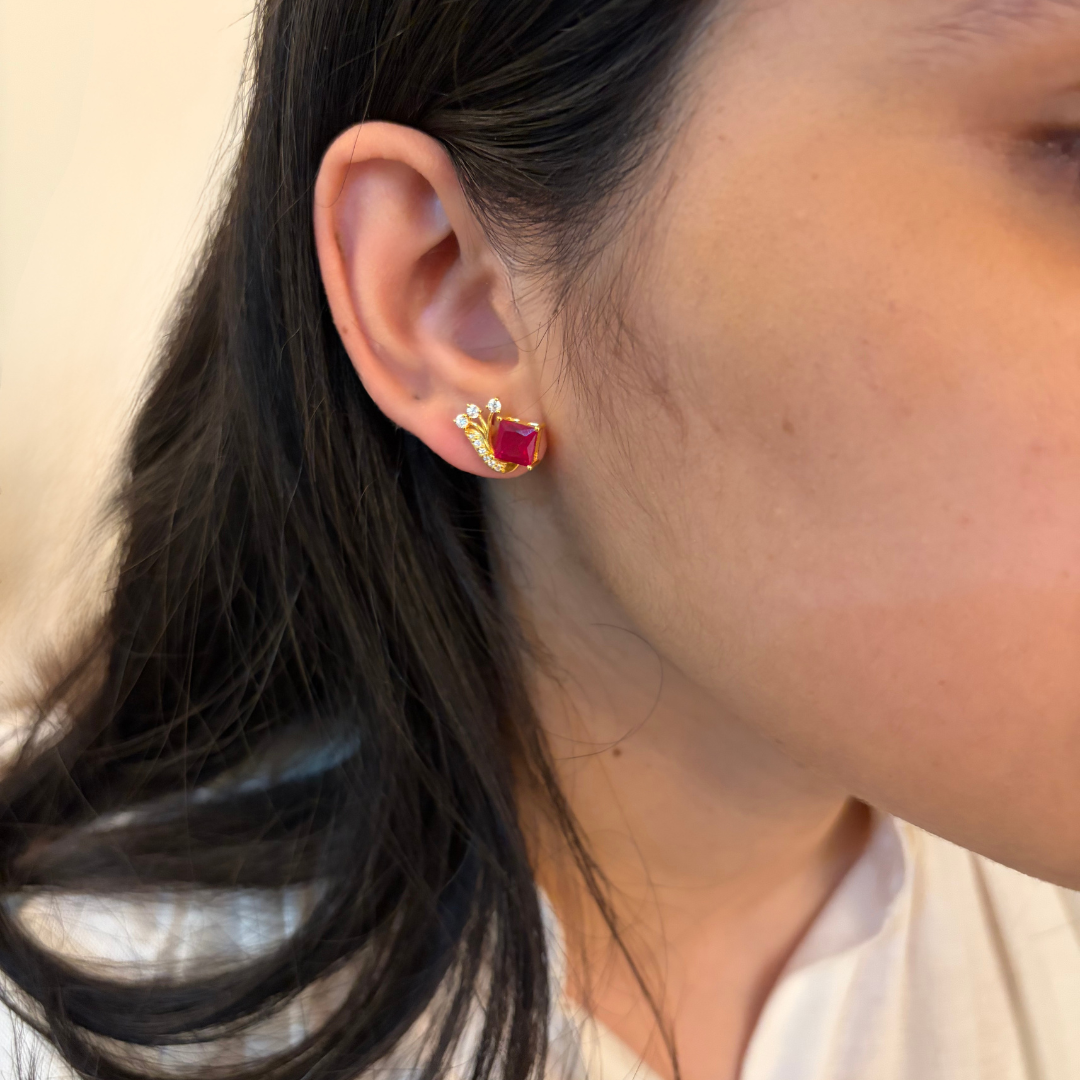 Crimson Earrings
