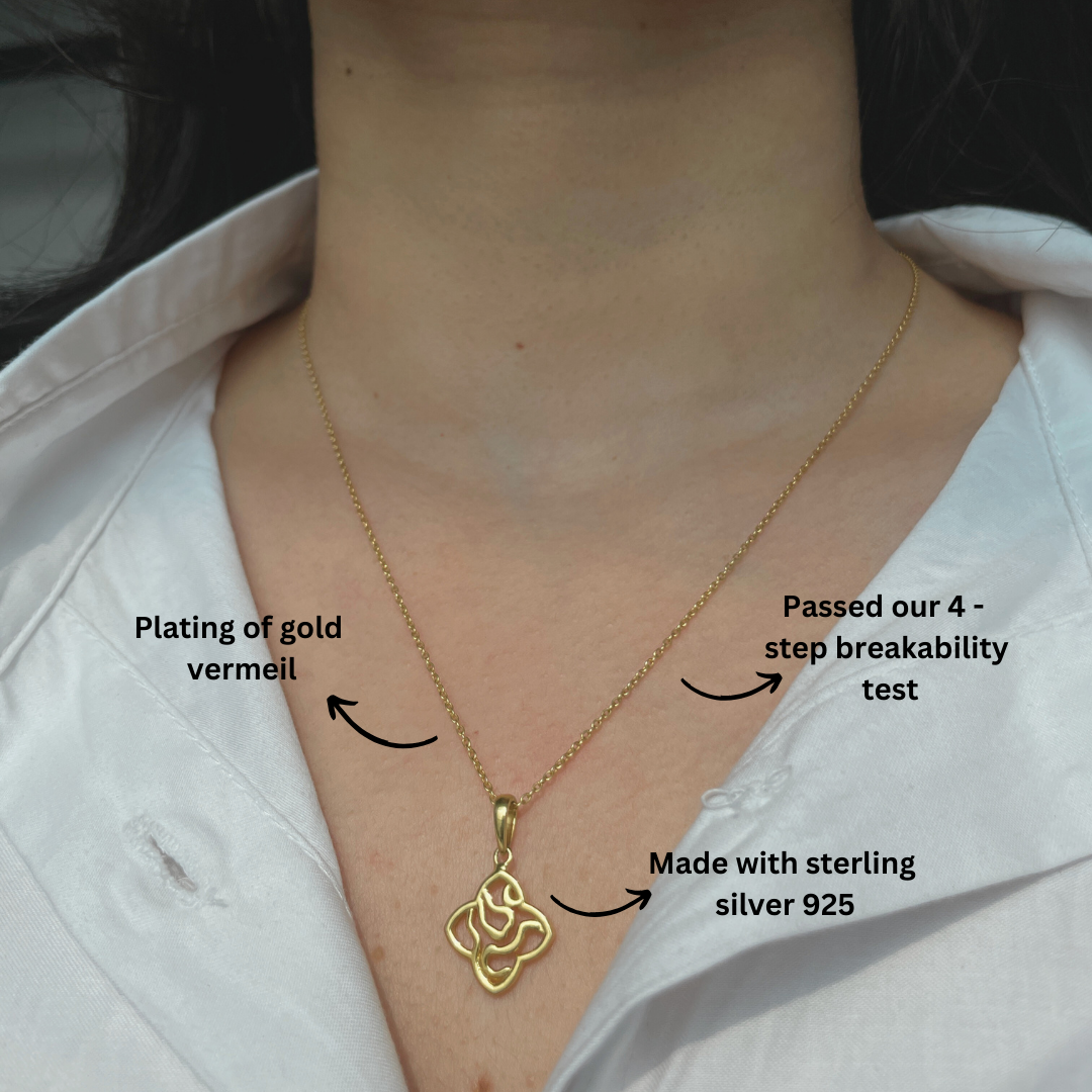 18k Gold Vermeil Sterling Silver