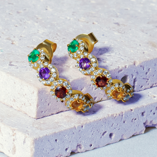 Divinity Panchratna Earrings