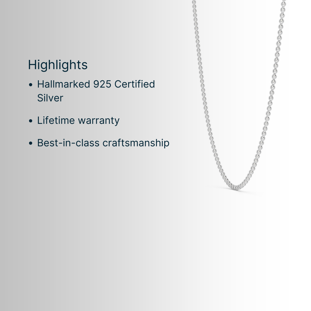 Resilience Chain in 925 Silver