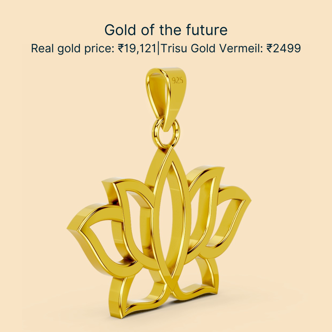 Lotus  Pendant (Without chain)