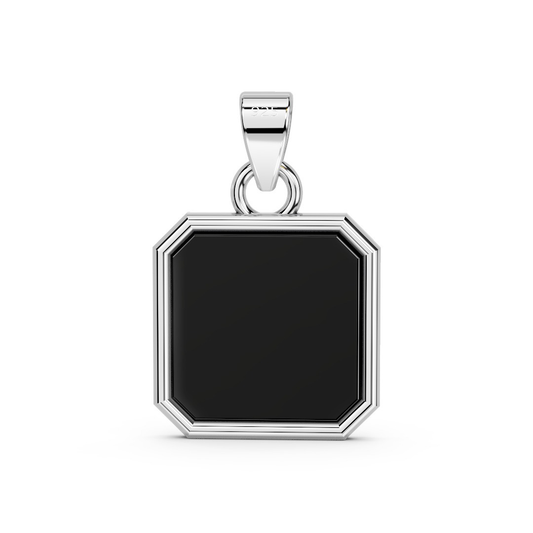 Crest Pendant Silver