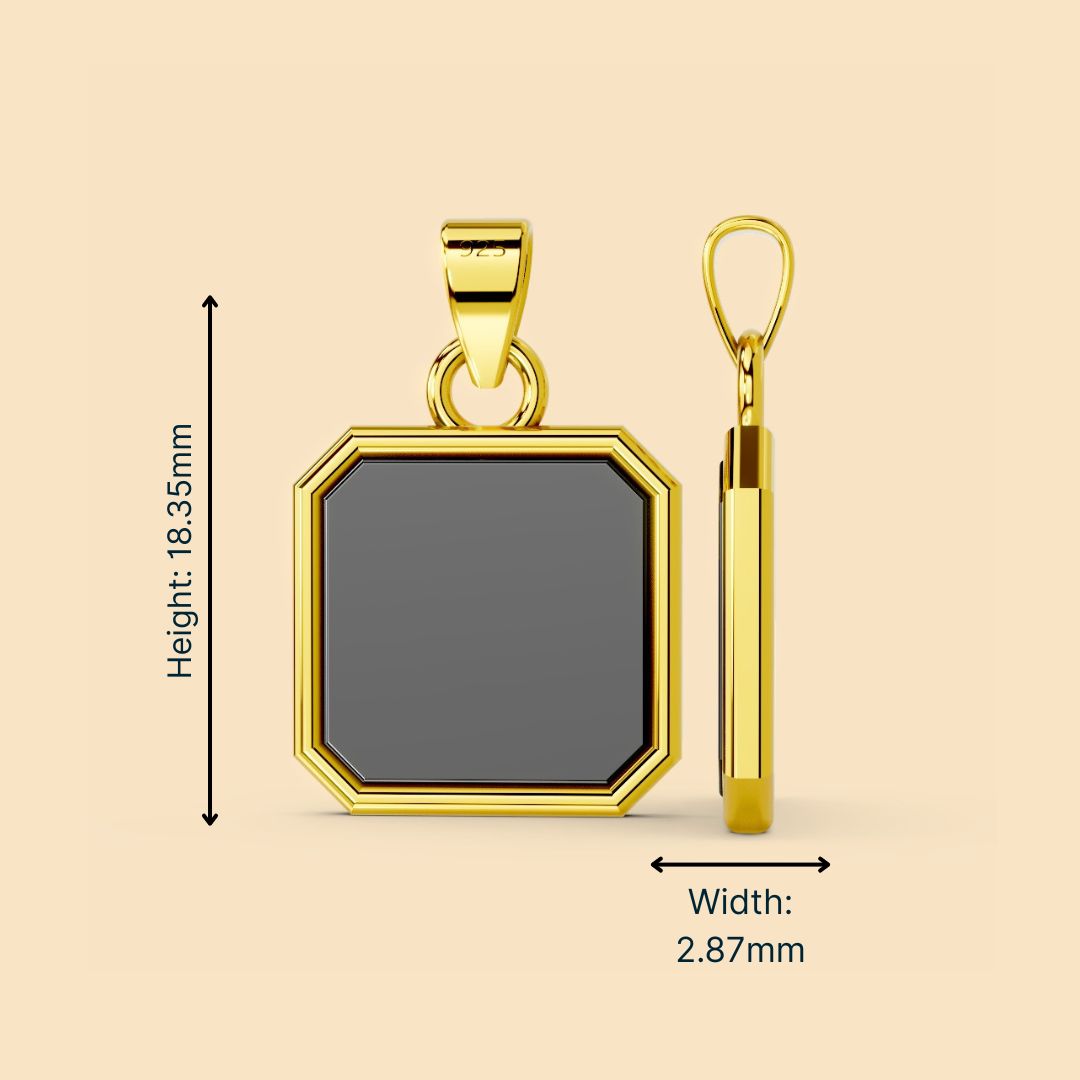 Crest Pendant (Without chain)