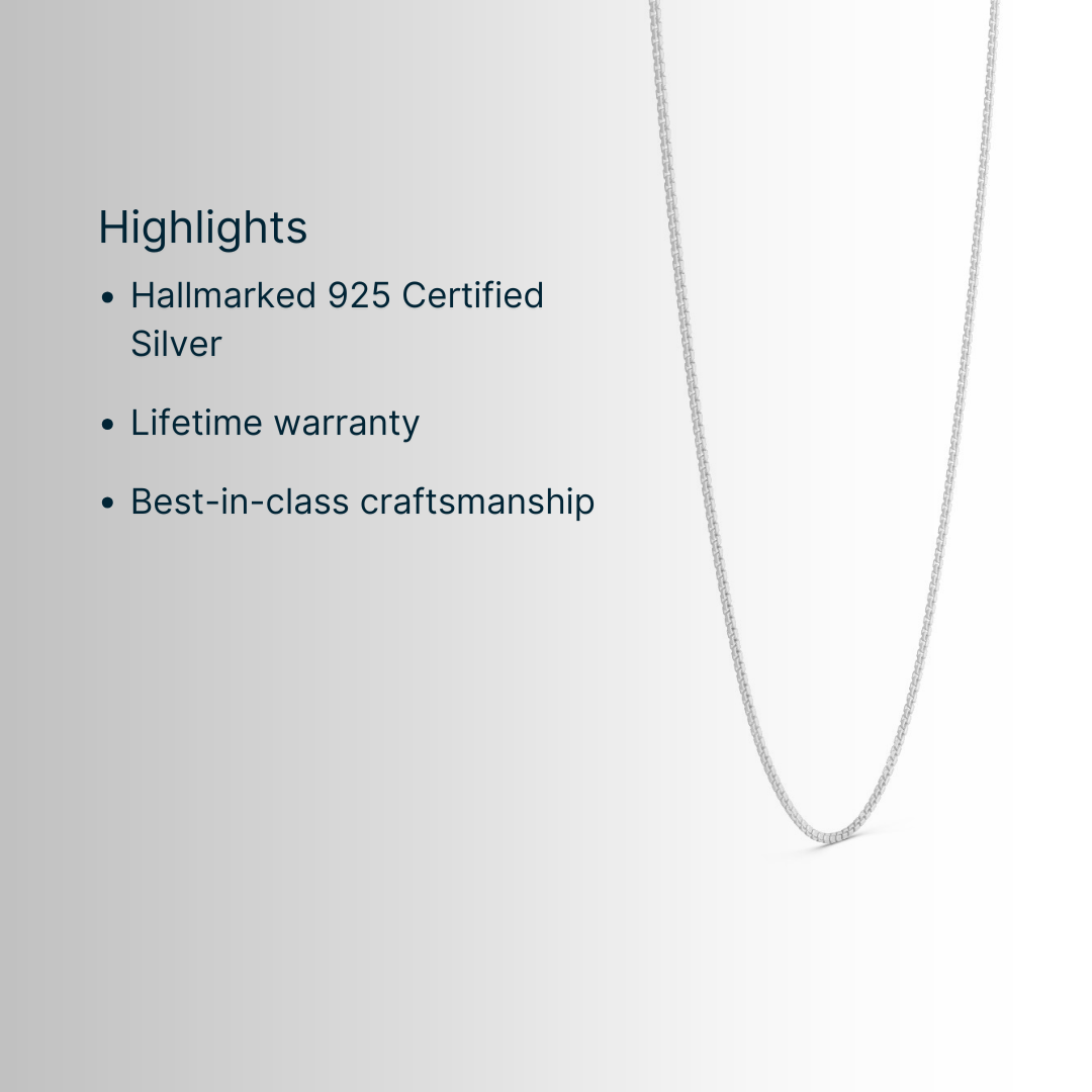 Synergy Chain in 925 Silver