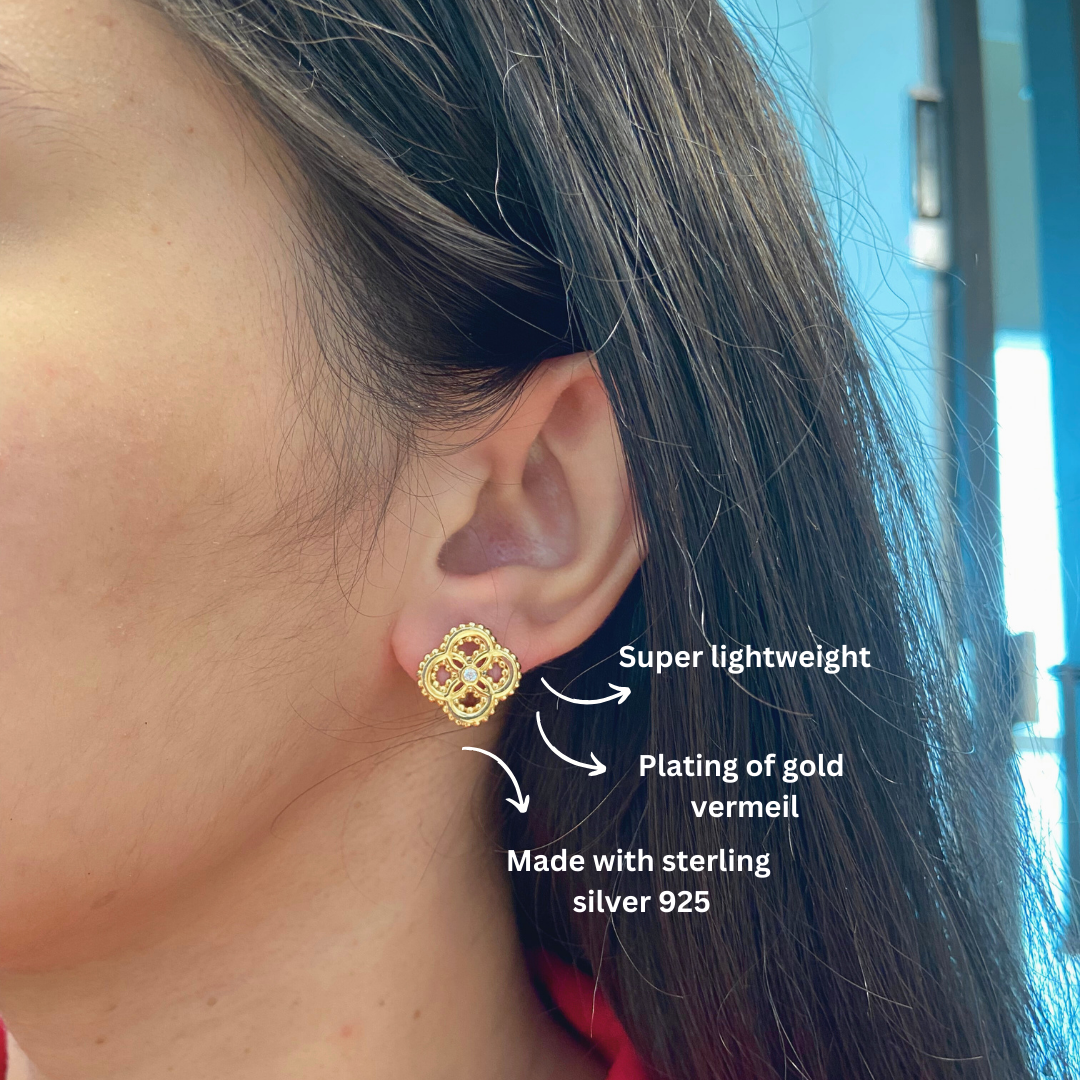 18k Gold Vermeil Sterling Silver