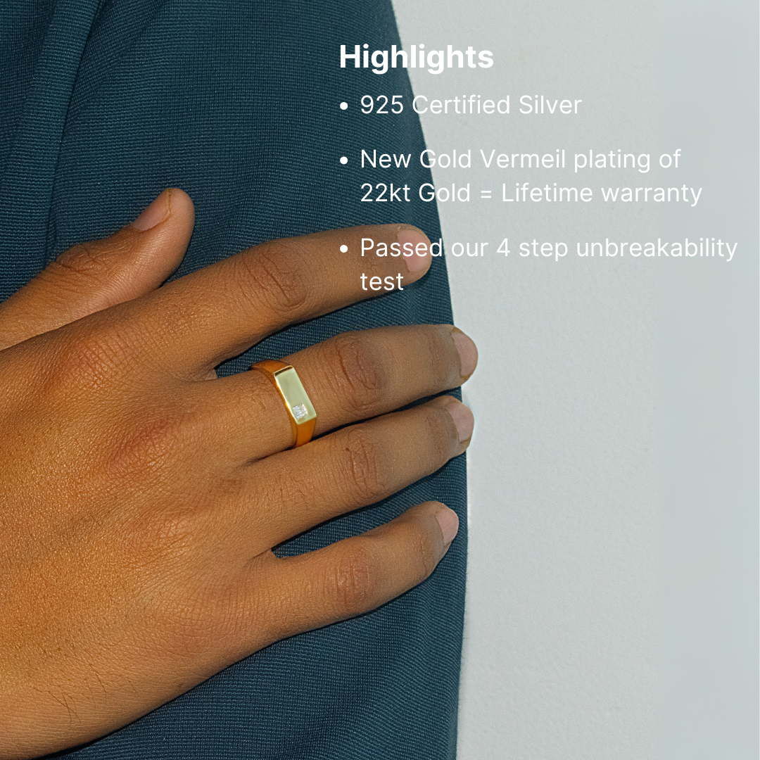 Reverie Men's Signet Ring