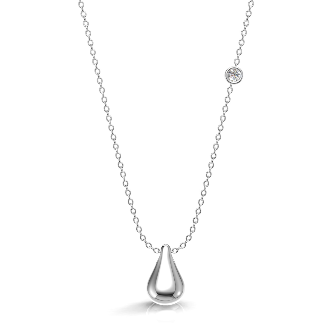 Patience Raindrop in 925 Silver