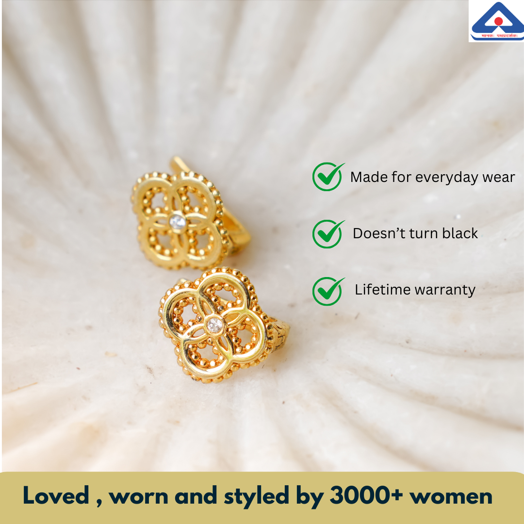 18k Gold Vermeil Sterling Silver